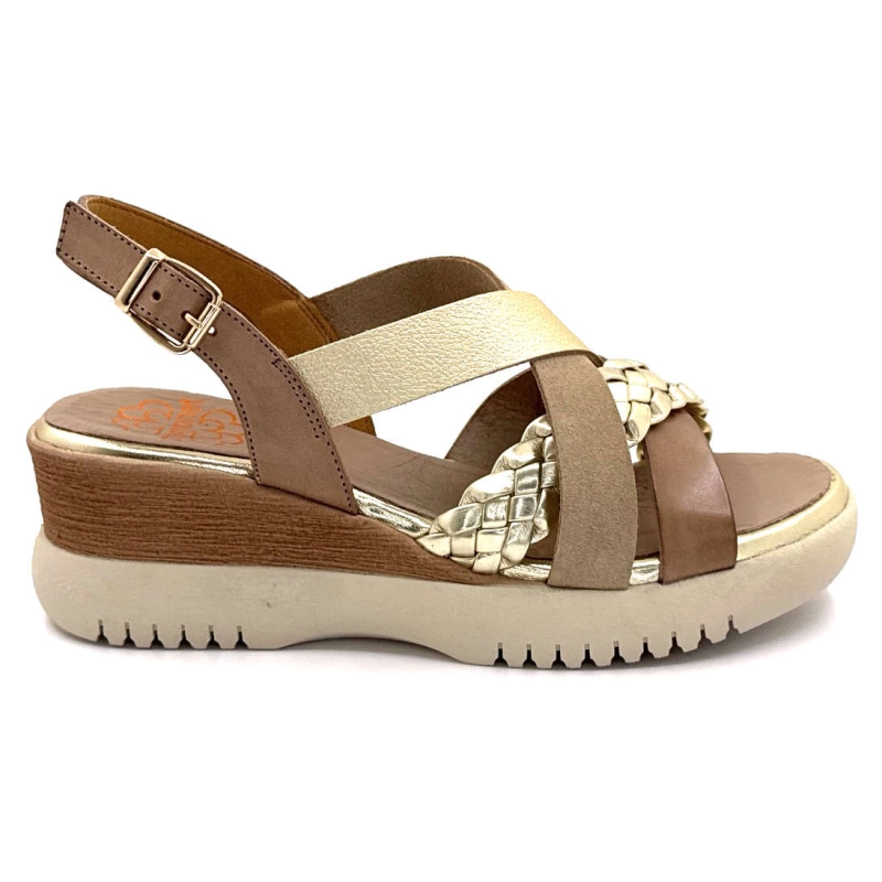 Porronet 7040 Cuir Taupe Or 7040 - TAUPE ORO Printemps Eté 2025