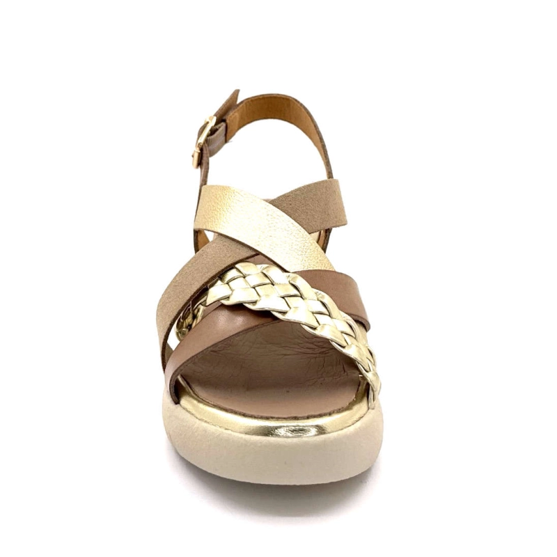 Porronet 7040 Cuir Taupe Or 7040 - TAUPE ORO Printemps Eté 2025