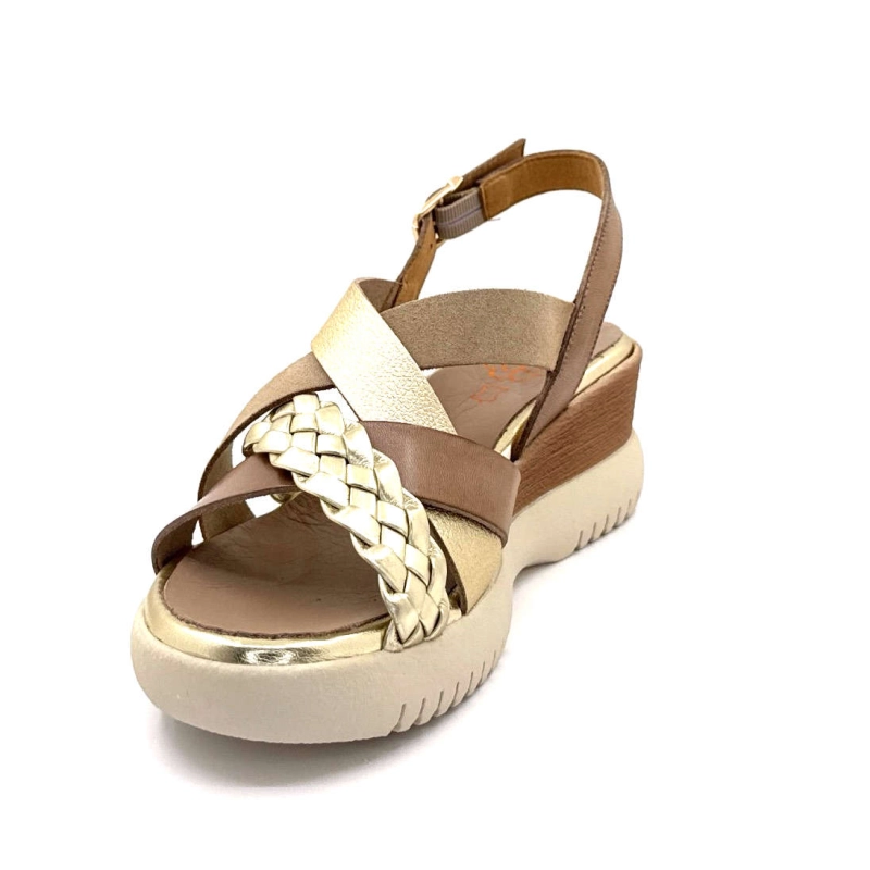 Porronet 7040 Cuir Taupe Or 7040 - TAUPE ORO Printemps Eté 2025