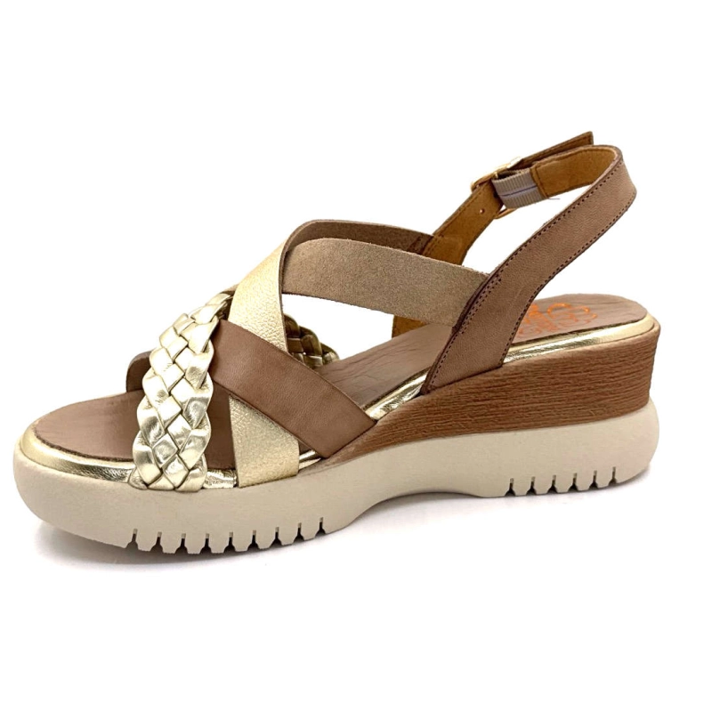 Porronet 7040 Cuir Taupe Or 7040 - TAUPE ORO Printemps Eté 2025