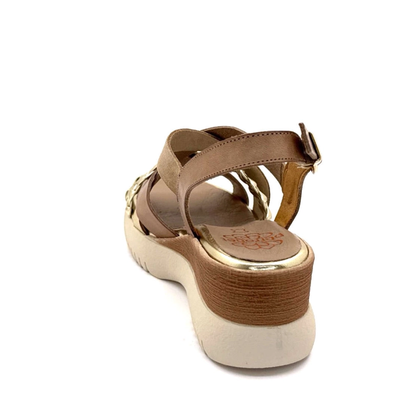 Porronet 7040 Cuir Taupe Or 7040 - TAUPE ORO Printemps Eté 2025