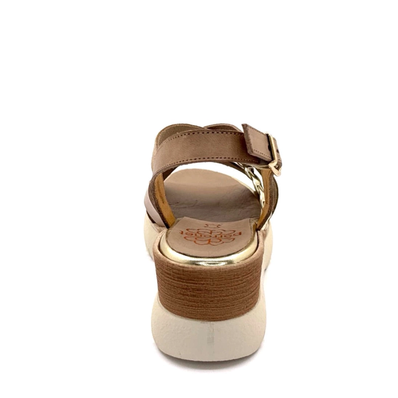 Porronet 7040 Cuir Taupe Or 7040 - TAUPE ORO Printemps Eté 2025