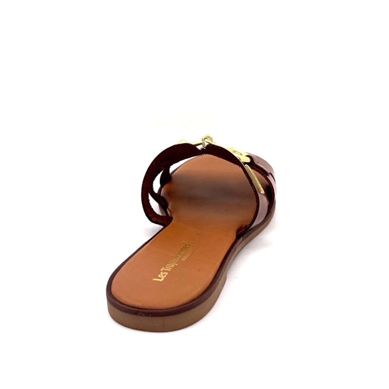 Les Tropeziennes 330589 Hamia F Cuir Marron 330589 HAMIA F - TAN Printemps Eté 2025