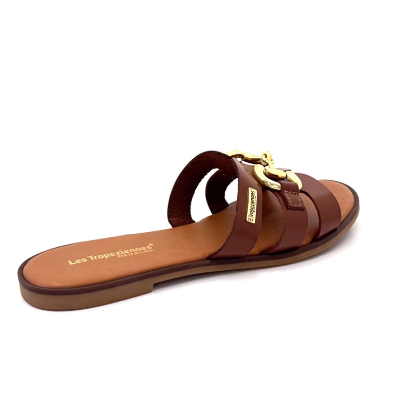 Les Tropeziennes 330589 Hamia F Cuir Marron 330589 HAMIA F - TAN Printemps Eté 2025