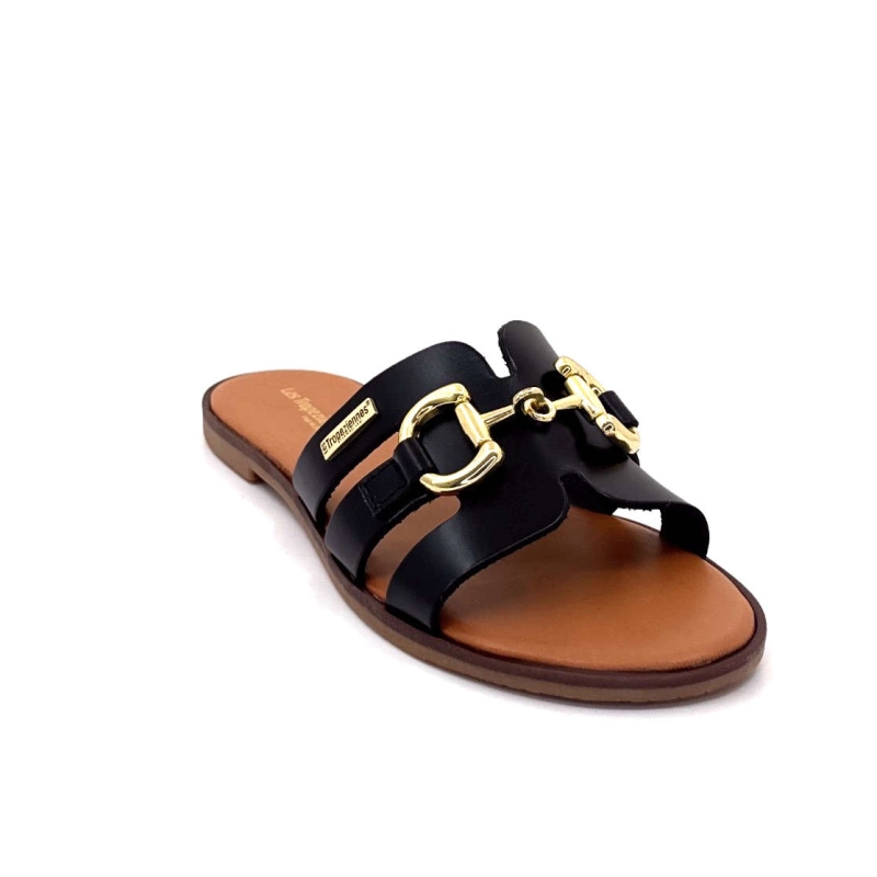 Les Tropeziennes 330590 Hamia Cuir Noir 330590 HAMIA F - NOIR Printemps Eté 2025