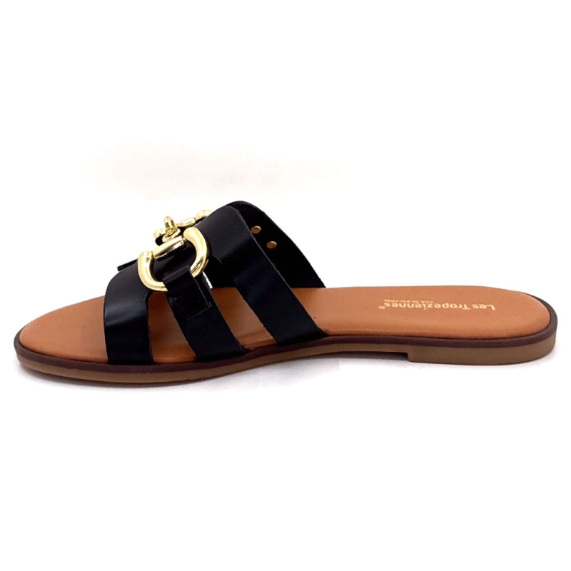 Les Tropeziennes 330590 Hamia Cuir Noir 330590 HAMIA F - NOIR Printemps Eté 2025