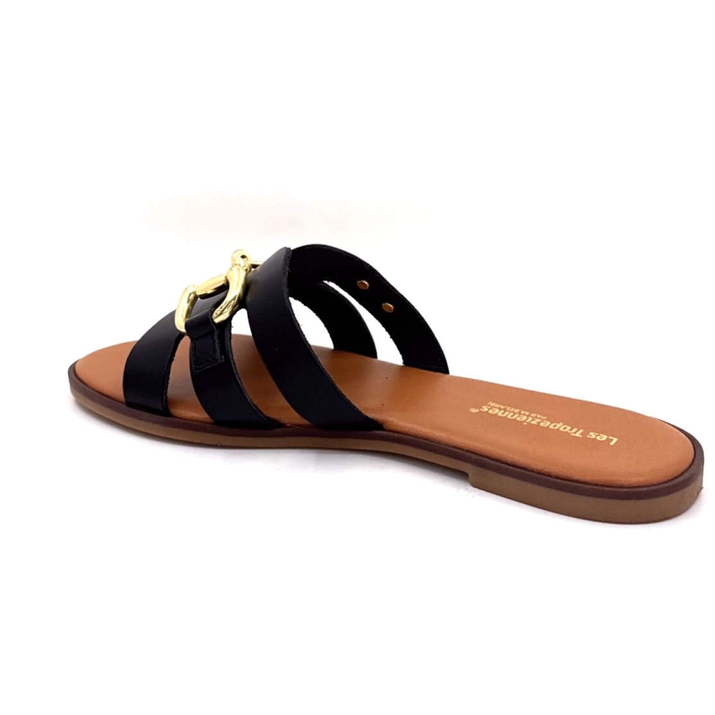 Les Tropeziennes 330590 Hamia Cuir Noir 330590 HAMIA F - NOIR Printemps Eté 2025