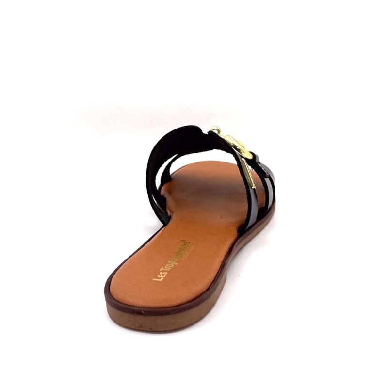 Les Tropeziennes 330590 Hamia Cuir Noir 330590 HAMIA F - NOIR Printemps Eté 2025