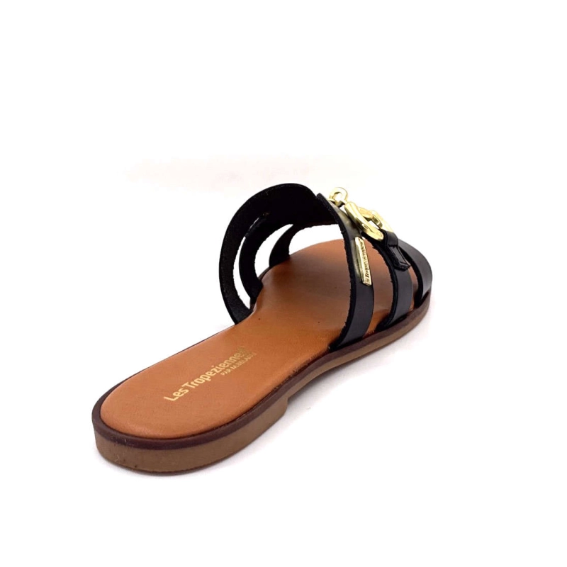 Les Tropeziennes 330590 Hamia Cuir Noir 330590 HAMIA F - NOIR Printemps Eté 2025
