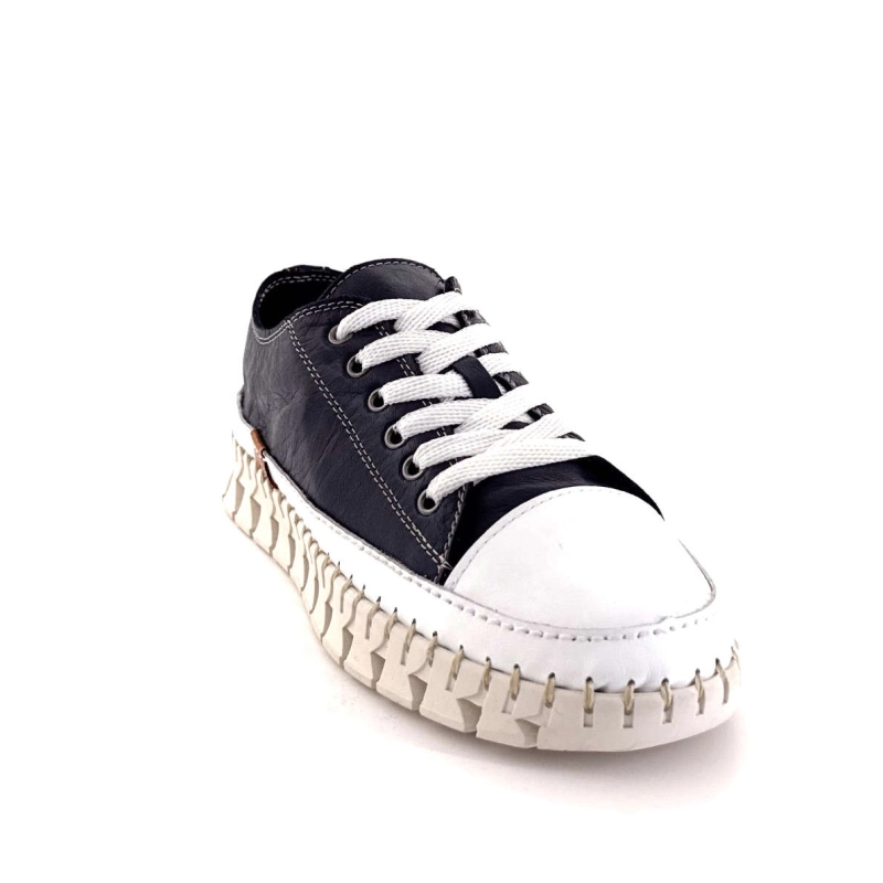 Ivoire Ya180 Cuir Marine YA180 LACETS - DEEP OCEAN / WHIT Printemps Eté 2025