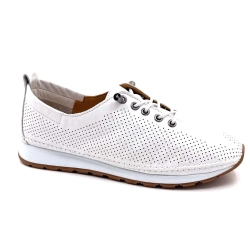 Ivoire Lightweight Sneakers 400 9725 White Leather