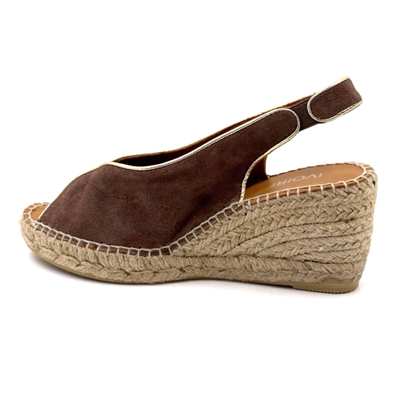 Ivoire Leslie Daim Taupe LESLIE / - DAIM - TAUPE Printemps Eté 2025