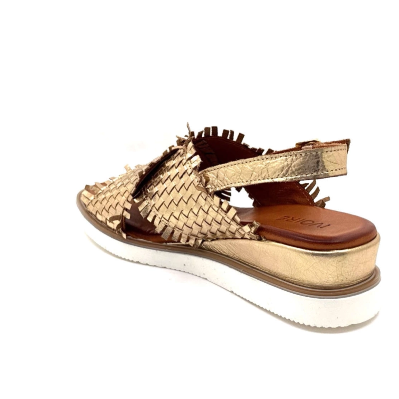 Ivoire 04-83-1060 Cuir Tressé Or 04-83-1060 - TRESSE - METALIC GO Printemps Eté 2025