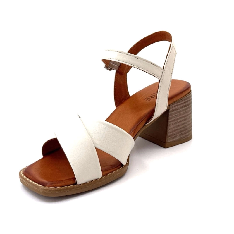 Ivoire 04-51-302 Cuir Crème 04-51-302 - CREMA Printemps Eté 2025