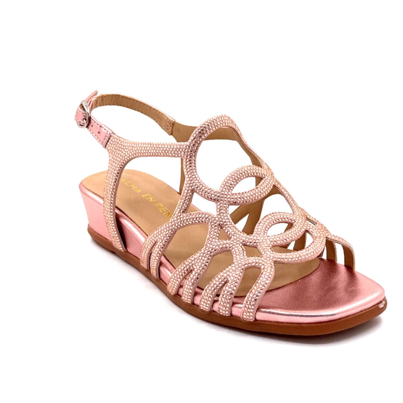 Alma En Pena 51778 Rose Strass 51778 - LUNA - ROSE Printemps Eté 2025