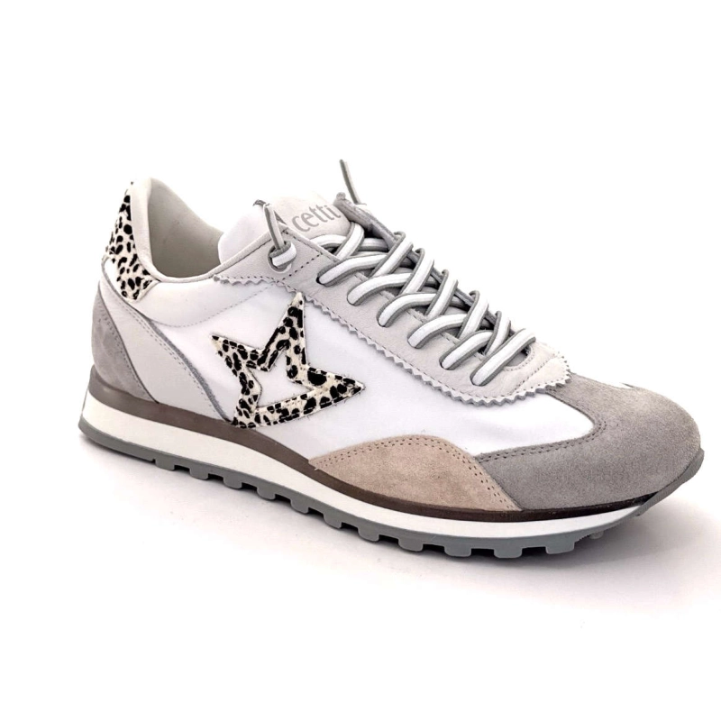 Cetti C1259 Daim Gris Beige & Textile Blanc C1259 SRA - ANTE MESH - WHITE Printemps Eté 2025