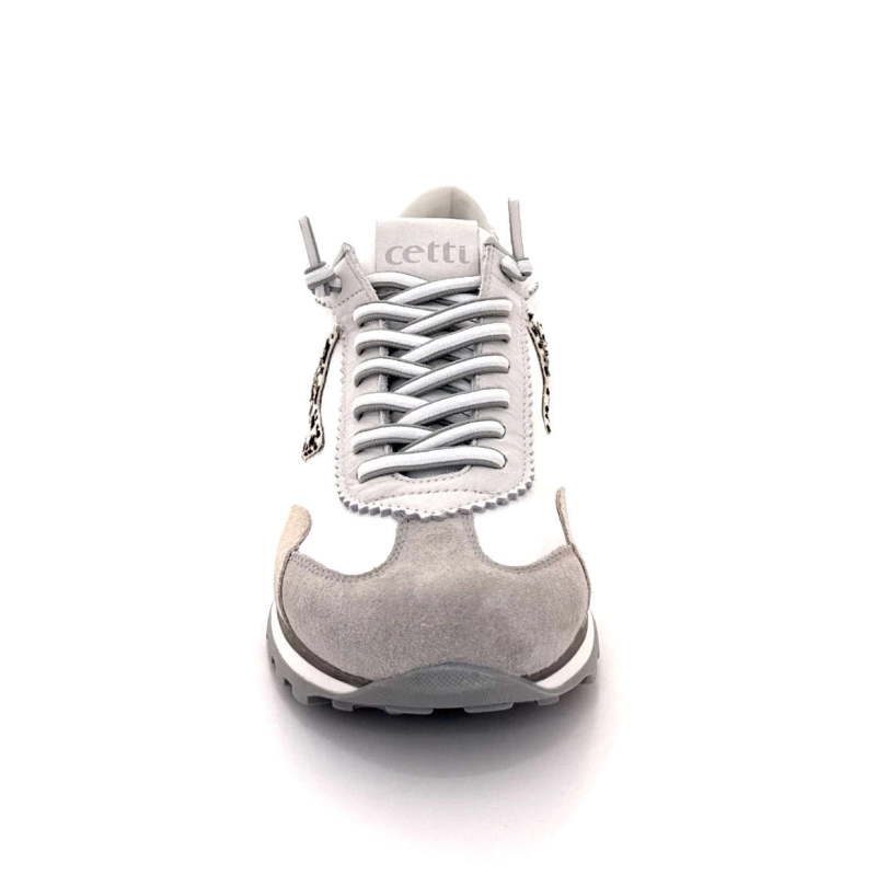 Cetti C1259 Daim Gris Beige & Textile Blanc C1259 SRA - ANTE MESH - WHITE Printemps Eté 2025