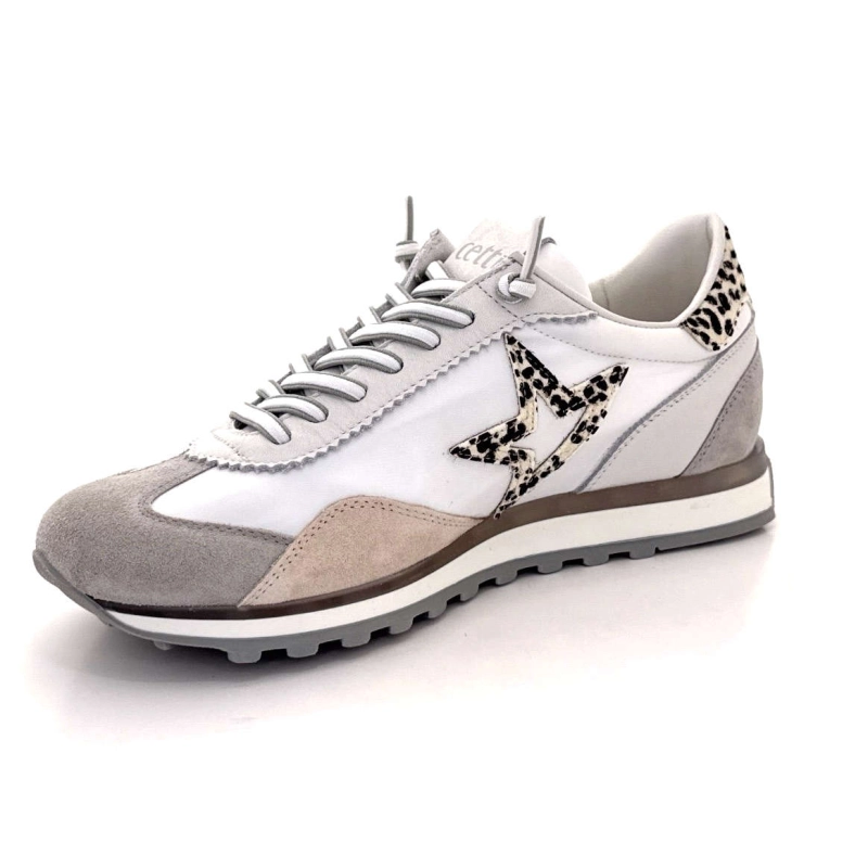 Cetti C1259 Daim Gris Beige & Textile Blanc C1259 SRA - ANTE MESH - WHITE Printemps Eté 2025