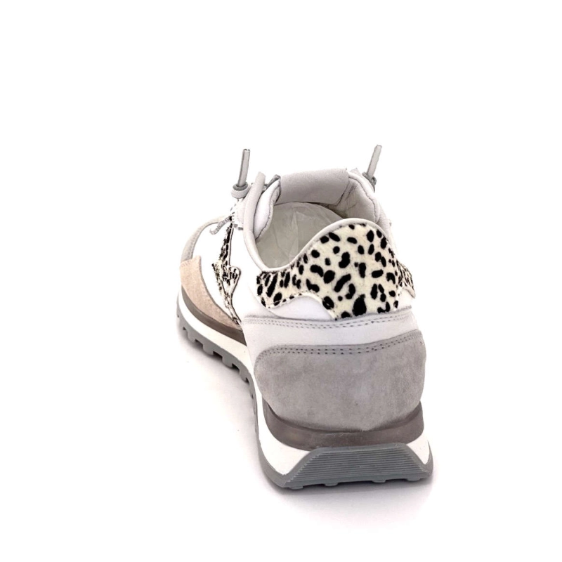 Cetti C1259 Daim Gris Beige & Textile Blanc C1259 SRA - ANTE MESH - WHITE Printemps Eté 2025