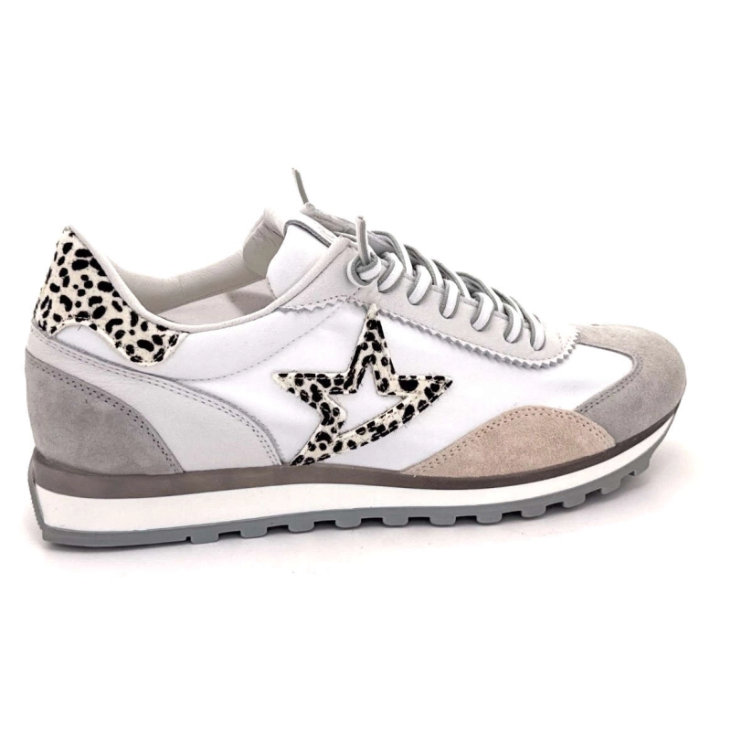 Cetti C1259 Daim Gris Beige & Textile Blanc C1259 SRA - ANTE MESH - WHITE Printemps Eté 2025