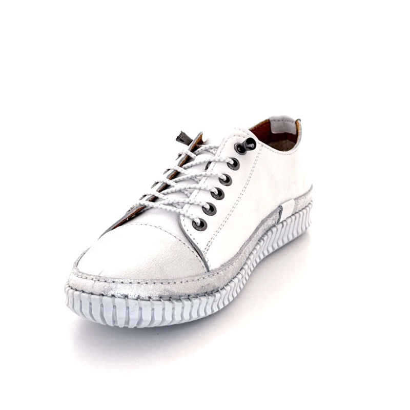 Ivoire 032 162 Cuir Blanc Argenté 032 162 - WHITE / SILVER Printemps Eté 2025