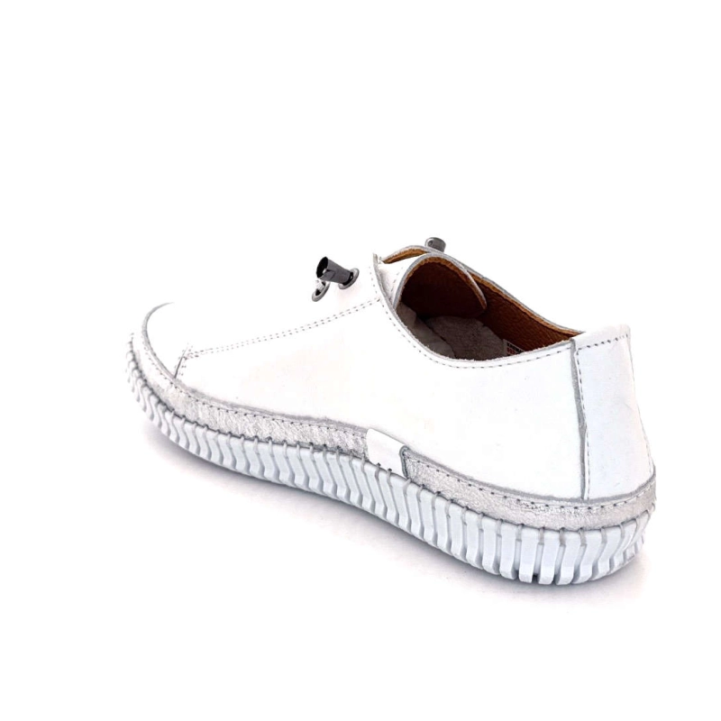 Ivoire 032 162 Cuir Blanc Argenté 032 162 - WHITE / SILVER Printemps Eté 2025