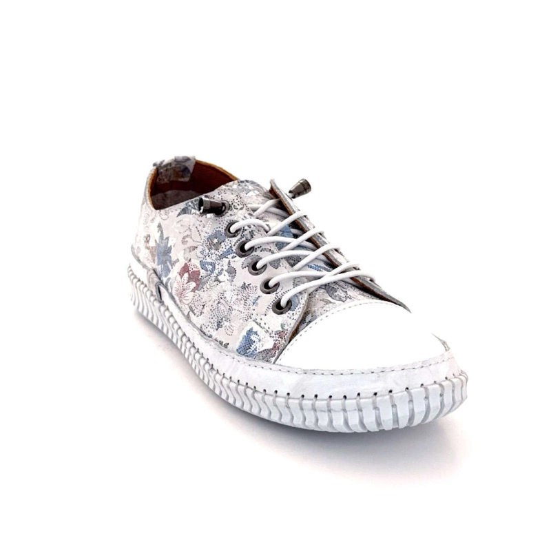 Ivoire 032 162 Cuir Blanc Floral 032 162 - FLOWER WHITE Printemps Eté 2025