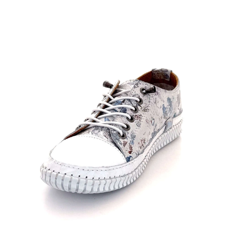 Ivoire 032 162 Cuir Blanc Floral 032 162 - FLOWER WHITE Printemps Eté 2025