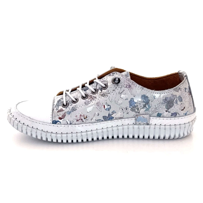 Ivoire 032 162 Cuir Blanc Floral 032 162 - FLOWER WHITE Printemps Eté 2025