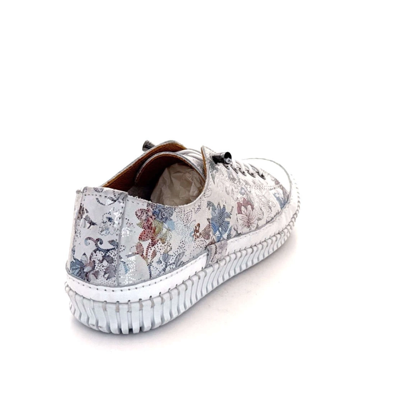 Ivoire 032 162 Cuir Blanc Floral 032 162 - FLOWER WHITE Printemps Eté 2025