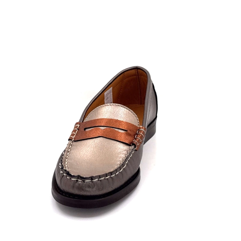 Ivoire 13373 Cuir Gris Métallique 13373 - GALAXY MATE - 8509 / 850 Printemps Eté 2025