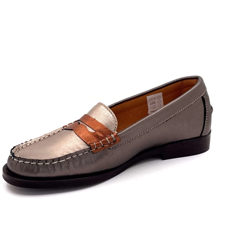 Ivoire 13373 Cuir Gris Métallique 13373 - GALAXY MATE - 8509 / 850 Printemps Eté 2025