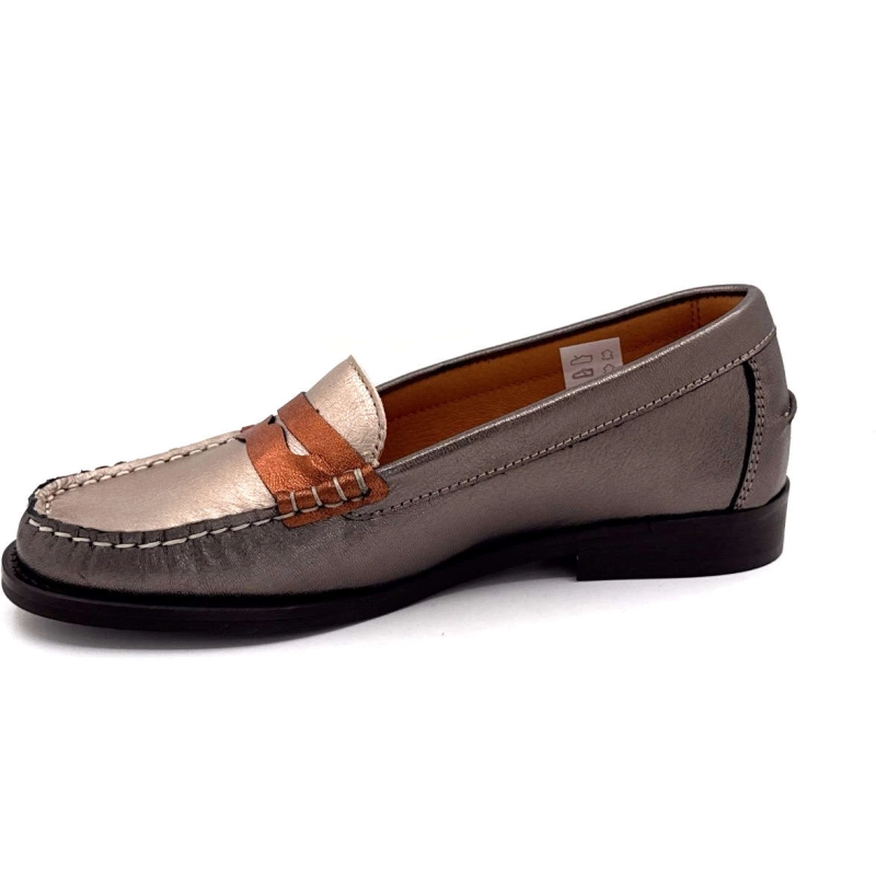 Ivoire 13373 Cuir Gris Métallique 13373 - GALAXY MATE - 8509 / 850 Printemps Eté 2025