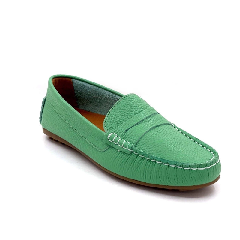 Ivoire 10322 Anilina Cuir Grainé Vert 10322 ANILINA STELLA - 8541 VERD Printemps Eté 2025