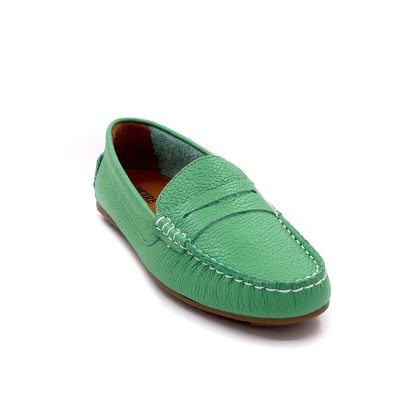 Ivoire 10322 Anilina Cuir Grainé Vert 10322 ANILINA STELLA - 8541 VERD Printemps Eté 2025