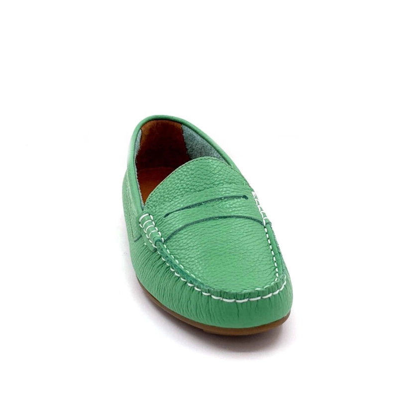 Ivoire 10322 Anilina Cuir Grainé Vert 10322 ANILINA STELLA - 8541 VERD Printemps Eté 2025