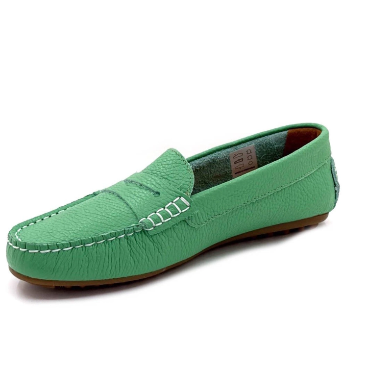 Ivoire 10322 Anilina Cuir Grainé Vert 10322 ANILINA STELLA - 8541 VERD Printemps Eté 2025