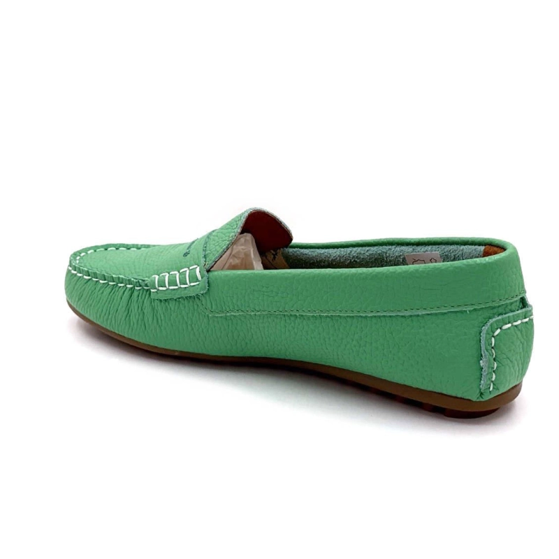 Ivoire 10322 Anilina Cuir Grainé Vert 10322 ANILINA STELLA - 8541 VERD Printemps Eté 2025