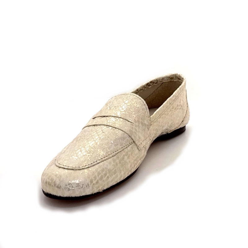Ivoire 10648 Anilina Cuir Écailles Beige Doré 10648 ANILINA - MALIK - 8523 BEI Printemps Eté 2025