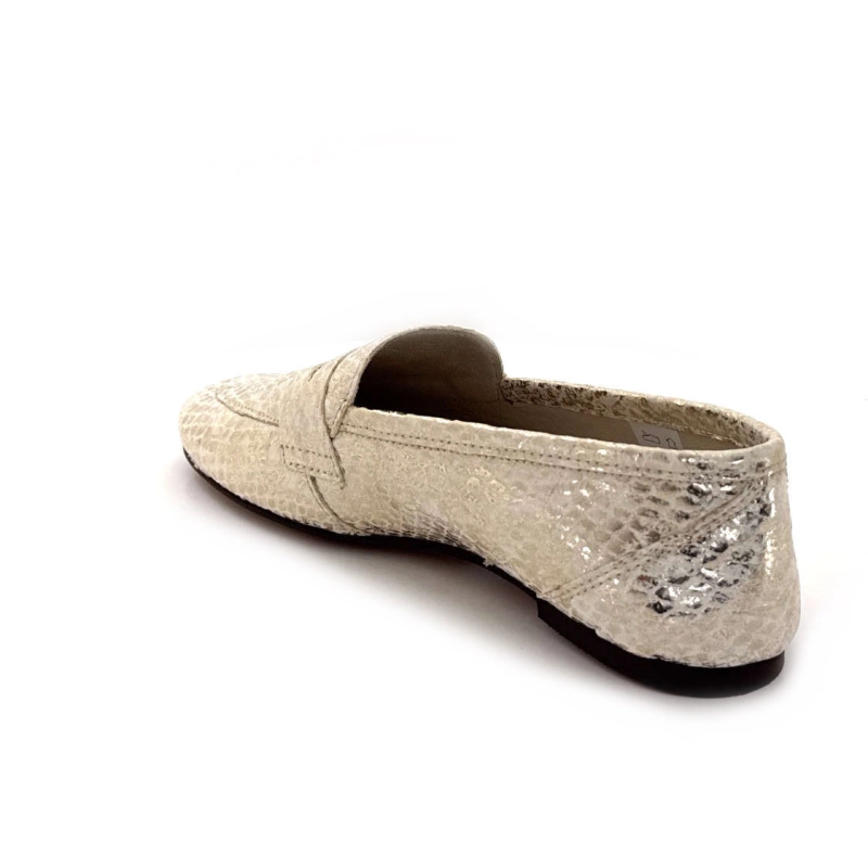 Ivoire 10648 Anilina Cuir Écailles Beige Doré 10648 ANILINA - MALIK - 8523 BEI Printemps Eté 2025