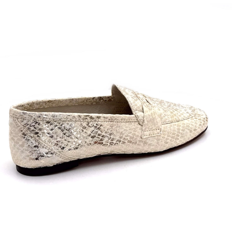 Ivoire 10648 Anilina Cuir Écailles Beige Doré 10648 ANILINA - MALIK - 8523 BEI Printemps Eté 2025