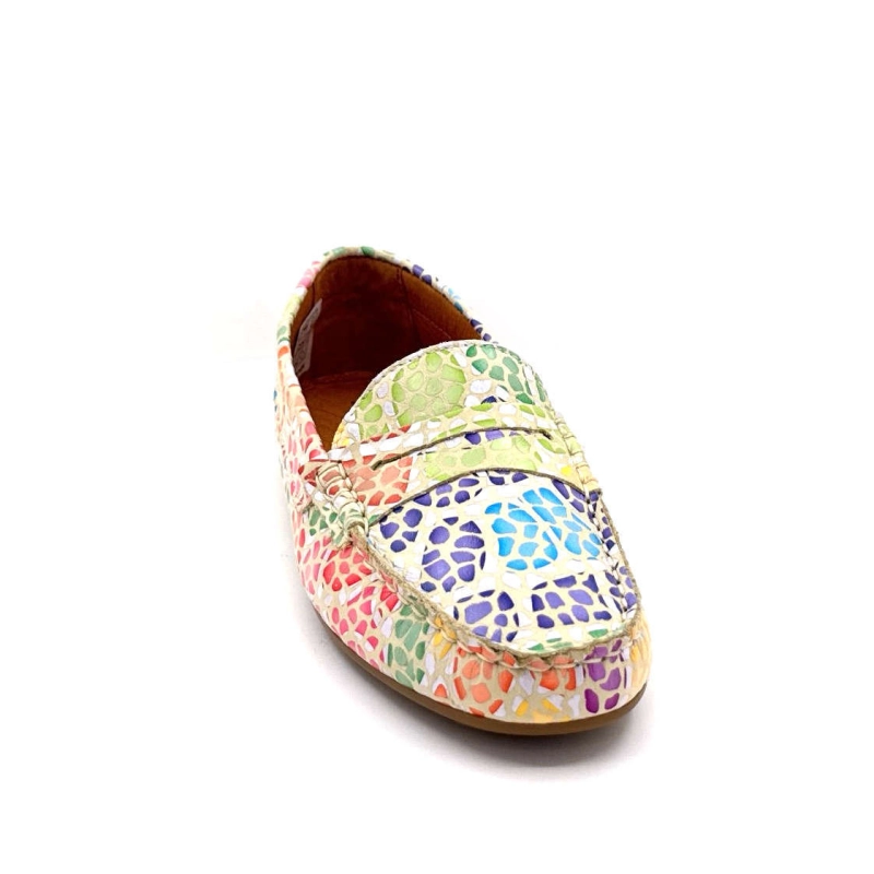 Ivoire 10322 Anilina Cuir Beige Multicolore 10322- ANILINA MASAI - 7787 BEIG Printemps Eté 2025