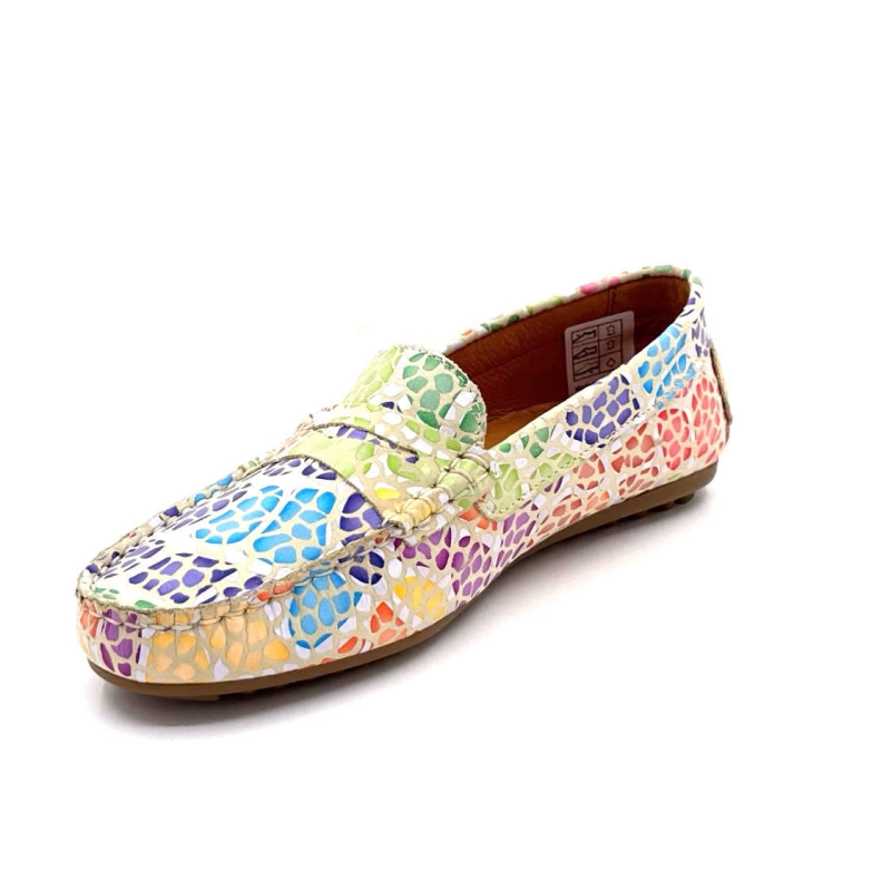 10322- anilina masai Ivoire Chaussures