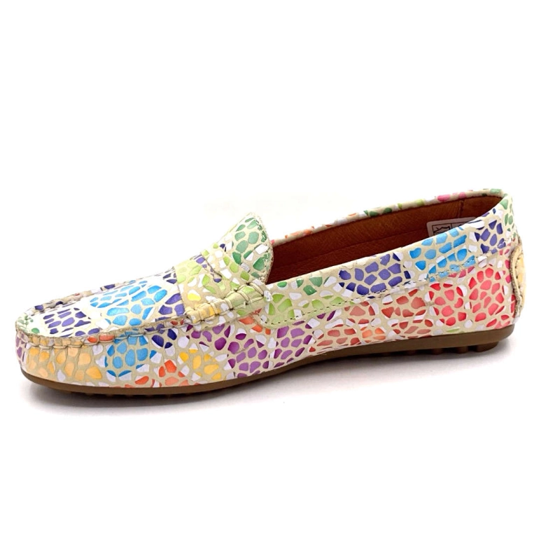 Ivoire 10322 Anilina Cuir Beige Multicolore 10322- ANILINA MASAI - 7787 BEIG Printemps Eté 2025