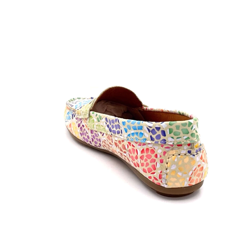 Ivoire 10322 Anilina Cuir Beige Multicolore 10322- ANILINA MASAI - 7787 BEIG Printemps Eté 2025