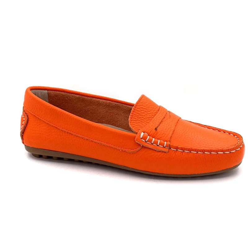 Ivoire 10322 Anilina Stella Cuir Grainé Orange 10322 ANILINA STELLA - 5278 LAR Printemps Eté 2025