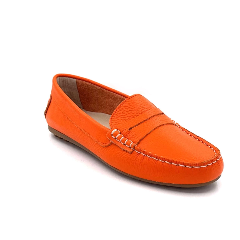 Ivoire 10322 Anilina Stella Cuir Grainé Orange 10322 ANILINA STELLA - 5278 LAR Printemps Eté 2025