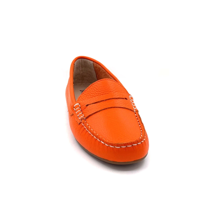 Ivoire 10322 Anilina Stella Cuir Grainé Orange 10322 ANILINA STELLA - 5278 LAR Printemps Eté 2025