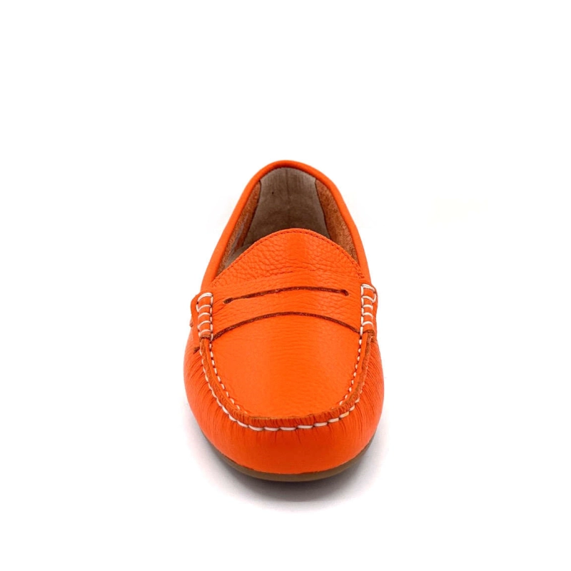 Ivoire 10322 Anilina Stella Cuir Grainé Orange 10322 ANILINA STELLA - 5278 LAR Printemps Eté 2025