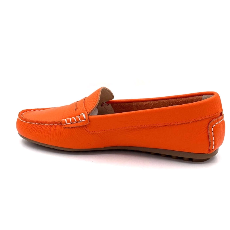 Ivoire 10322 Anilina Stella Cuir Grainé Orange 10322 ANILINA STELLA - 5278 LAR Printemps Eté 2025